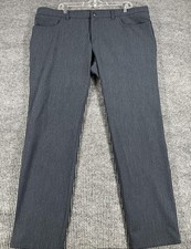 Alberto Pants Mens 40x32 Gray