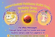 ??Pokémon Compleanno Fidough Audino in Precious Ball Codice Seriale Leggenda SV