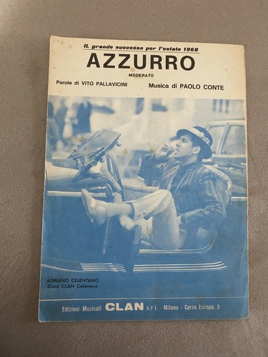 Spartito vintage 1968 adriano - spartito,vintage,