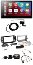 Pioneer USB Bluetooth DAB volante 2DIN autoradio per Fiat 500 Fakra 08-15 nero