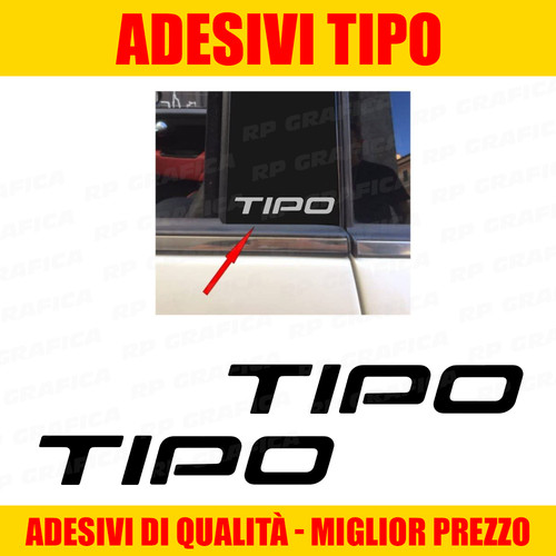 Kit adesivi porta fiat tipo - kit,