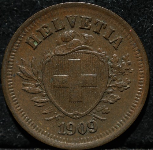 Svizzera one rappen 1909 - one,