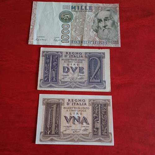 Vecchie banconote regno - regno, e
