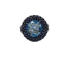 Anello Donna Topazio Azzurro