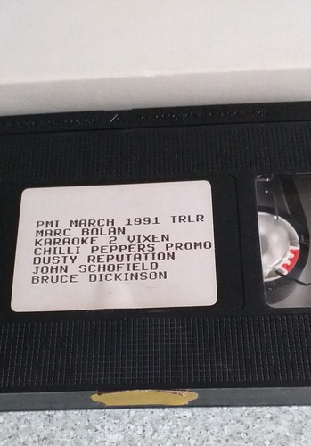 Pmi vhs rare trlr music - vhs,