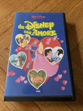 Vhs DA DISNEY CON AMORE rara Raccolta Cartoni Animati Walt Disney Home Video