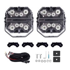 2 Fari LED 332W 7 Pollici Fo