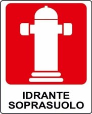 CARTELLO SEGNALETICO - IDRANTE