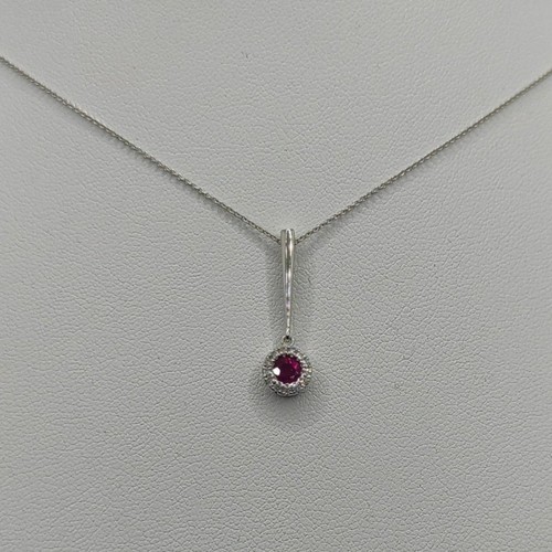 Collana punto luce oro bianco - collana,