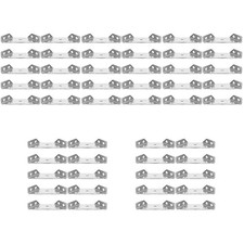  Set 5 Staffe per Mensole Resistenti Angolari Decorative per Struttura in Legno