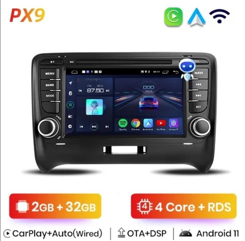 Radio din per audi - audi, 8j