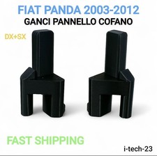 Ganci supporto mensola cappelliera baule Fiat Panda 2003 2012 2Pz