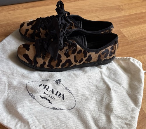 Prada sneaker leopard effetto - leopard,