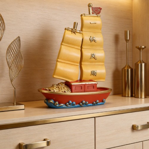 Barca vela resina con - vela,