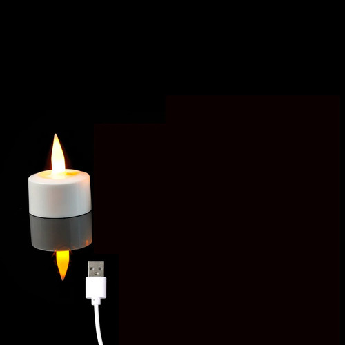 Candele tè led bianche - da,