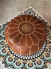 Pouf pelle boho - , nuovo