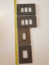 PLACCHE PER INTERRUTTORI VINTAGE IN OTTONE ANNI’70