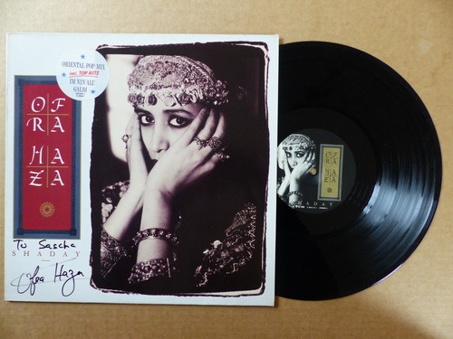 Ofra haza autografo firmato - autografo, su