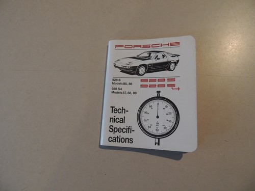 Porsche 928 1985 86 - 928, s