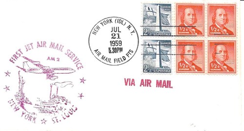 First jet airmail - jet,
