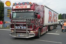 LKW Foto Scania R580 Planensattelzug Deutschland rot Ricö #d2fq