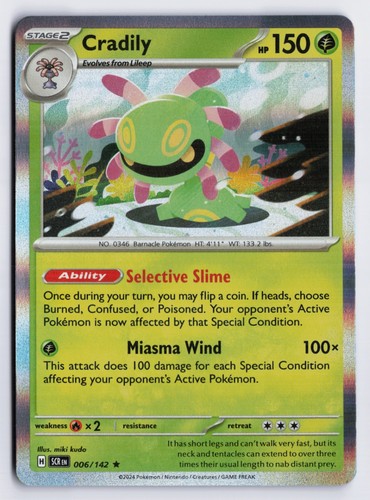 Cradily scr 006 142 - cradily,