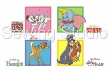 MACCHINA RICAMO DISEGNI USB - DISNEY'S CLASSICS DESIGNS 4X4 BAMBINI BAMBI DUMBO
