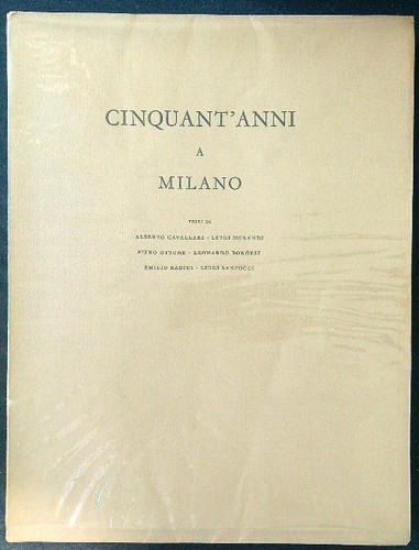 Cinquant anni milano vv - a, aa.vv