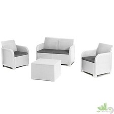 SET SALOTTO DA ESTERNO BIANCO