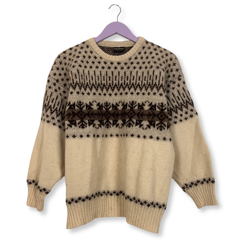 Maglione vintage crema - maglione,
