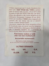 TORINO CALCIO Fc Ac foglio