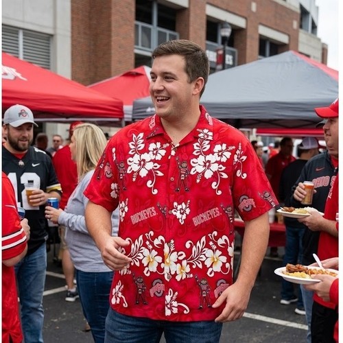 Ohio state buckeyes camicia - ohio,
