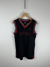 Jordan Sleeves Singlet Canottiera Top Taglia S Uomo Nero Rosso