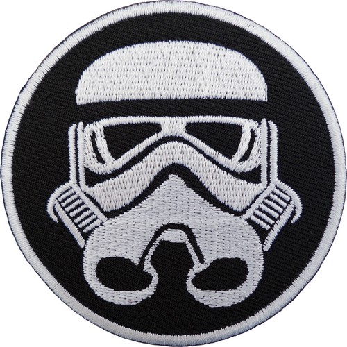 Star wars patch stormtrooper - star,