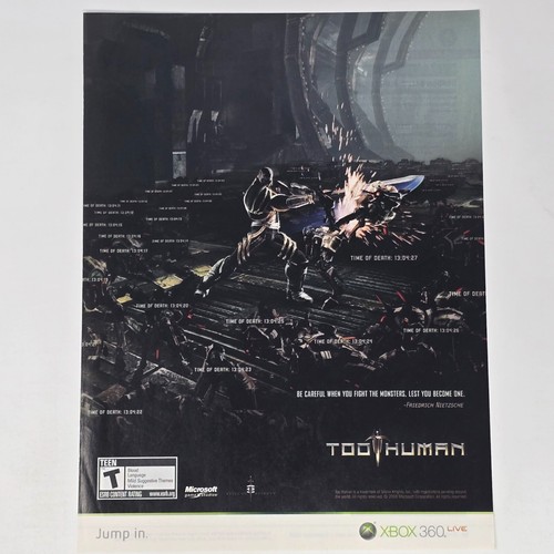 Pubblicità poster too - too, human