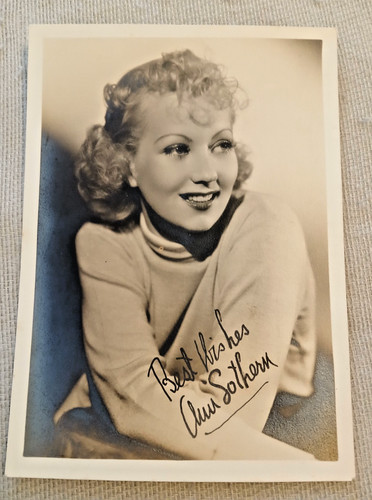 Vintage 5x7 ann sothern - ann,