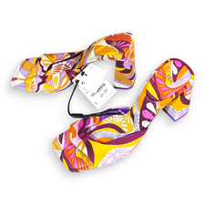 Sandali con tacco stampati