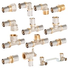 Raccordo a pressare tubo composito 16 20 26 32 composito in alluminio tubo composito multistrato DVGW tubo