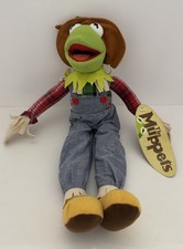 Peluche pupazzo Muppets Kermit Spaventapasseri Mago di OZ nuovo