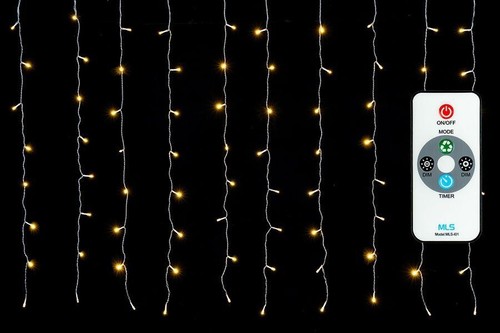 Tenda luminosa decorazione - tenda,