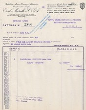 § CARTA INTESTATA - E. MARELLI VENTILATORI MOTORI DINAMO - 1935