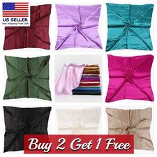 Sciarpa grande quadrata raso