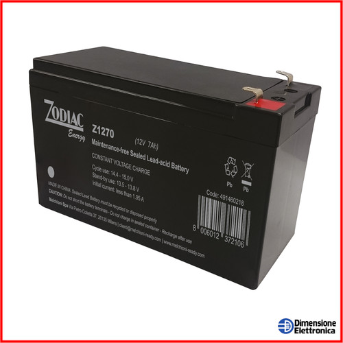 Batteria piombo 12v 7ah - batteria,
