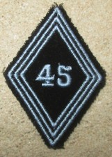 Losange M1945 45° Bataillon