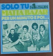 45 giri Matia Bazar ed. Germania Solo tu 1978 Antonella Ruggiero 7"