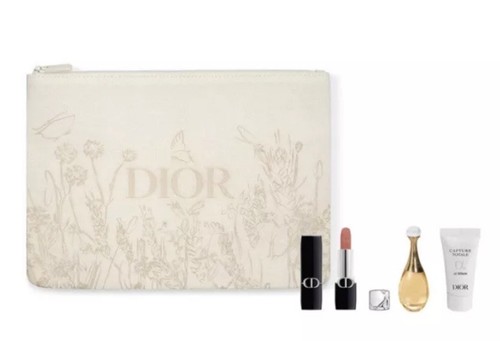 Dior cosmetic makeup pouch set - dior,