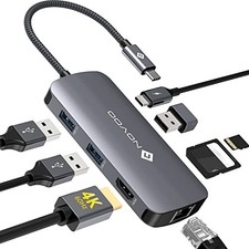 NOVOO USB Hub 4K60Hz HDMI Multiport R8 Pro 8-in-1 USB-C