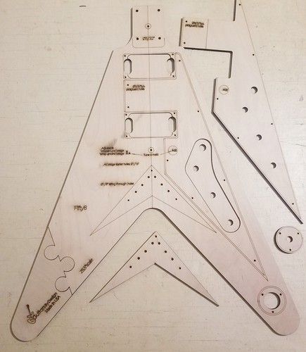 Modello corpo chitarra custom - chitarra,