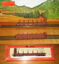 Rivarossi HO 149 carro pianale carrelli con garritta FS art 2015    A02