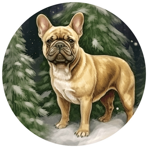 Bulldog francese cane auto